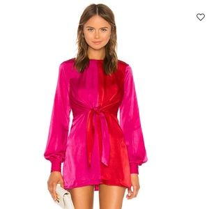 House of Harlow 1960 x REVOLVE Lotta Dress in Fuchsia XS